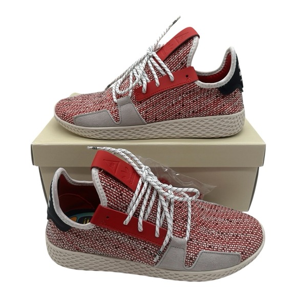adidas gazelle silver green womens Adidas Pharrell Williams Tennis Hu B41806 Mens White Lifestyle Sneaker main image 0